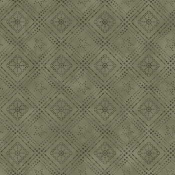 Hearth & Home 3613-66 Green Log Cabin Dot by Janet Rae Nesbitt for Henry Glass Fabrics, Image