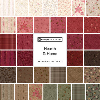Hearth & Home  34 FQ Set by Janet Rae Nesbitt for Henry Glass Fabrics, Image