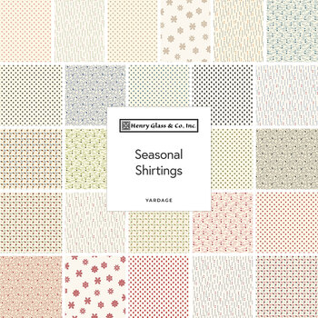 Seasonal Shirtings  Yardage by Stacy West for Henry Glass Fabrics, Image