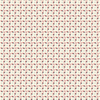 Seasonal Shirtings 2572-87 Red/Blue Triangles by Stacy West for Henry Glass Fabrics, Image
