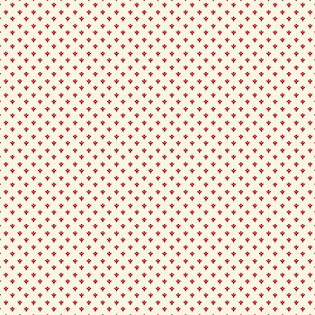 Seasonal Shirtings 2567-08 Red Tiny Bud by Stacy West for Henry Glass Fabrics, Image