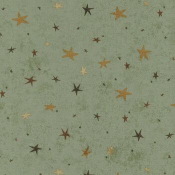 Seeing Stars 3556-63 Sage by Janet Rae Nesbitt for Henry Glass Fabrics