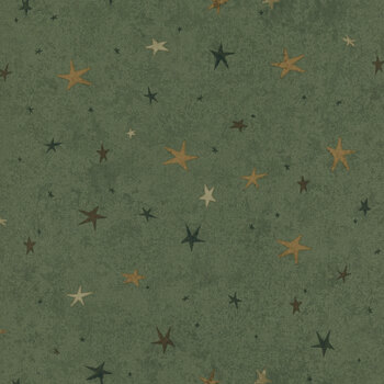 Seeing Stars 3556-66 Green by Janet Rae Nesbitt for Henry Glass Fabrics