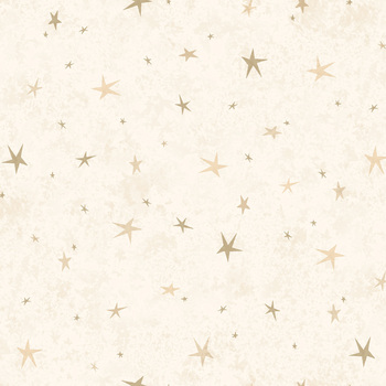 Seeing Stars 3556-44 Cream by Janet Rae Nesbitt for Henry Glass Fabrics, Image