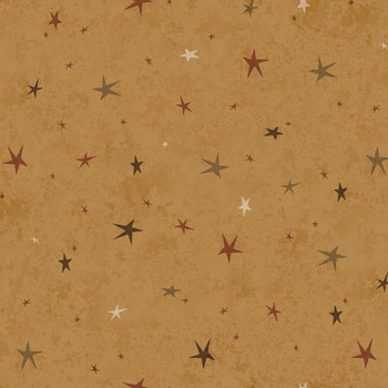 Seeing Stars 3556-33 Gold by Janet Rae Nesbitt for Henry Glass Fabrics, Image