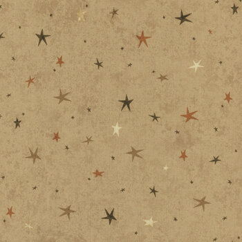 Seeing Stars 3556-34 Caramel by Janet Rae Nesbitt for Henry Glass Fabrics