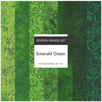 Seventh Heaven  7 FQ Set - Emerald Green, Image