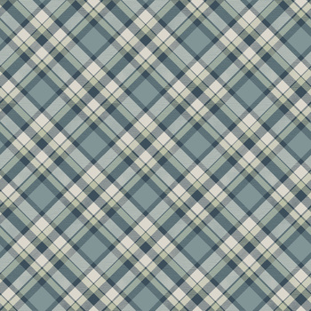 Traveling Teddies 2420-74 Multi Bias Plaid by Shelly Comiskey for Henry Glass Fabrics, Image