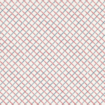 Front Porch Charm 4694-01 White Lattice Geometric by Satin Moon Designs for Blank Quilting Corporation, Image