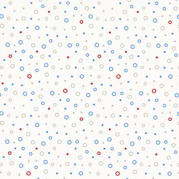 Front Porch Charm 4698-01 White Dots by Satin Moon Designs for Blank Quilting Corporation, Image