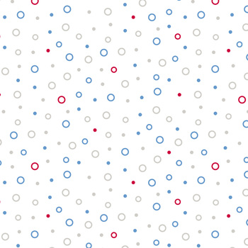 Front Porch Charm 4698-01 White Dots by Satin Moon Designs for Blank Quilting Corporation, Image
