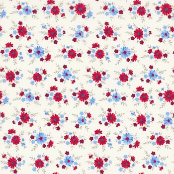 Front Porch Charm 4699-01 White Flowers by Satin Moon Designs for Blank Quilting Corporation, Image