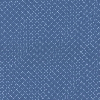 Front Porch Charm 4694-75 Blue Lattice Geometric by Satin Moon Designs for Blank Quilting Corporation, Image