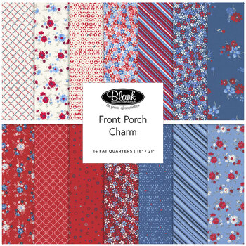 Front Porch Charm  Fat Quarter Bundle Satin Moon Designs for Blank Quilting