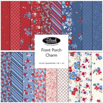Front Porch Charm  Fat Quarter Bundle Satin Moon Designs for Blank Quilting