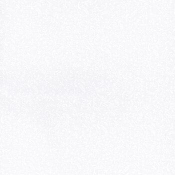 Best of Cream & Sugar 8919-01W White on White Mini Vines & Berries by Studio E Fabrics, Image