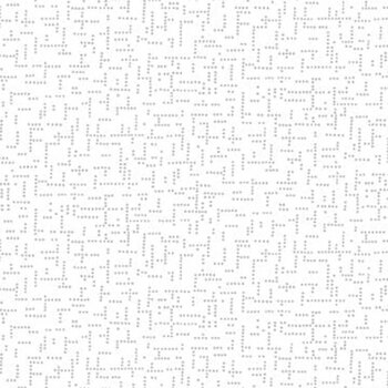Best of Cream & Sugar 8920-01W White on White Dominos by Studio E Fabrics, Image