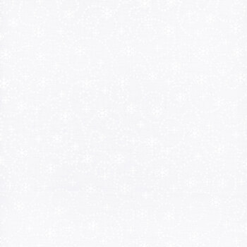 Best of Cream & Sugar 8935-01W White on White Swirling Snowflakes by Studio E Fabrics, Image
