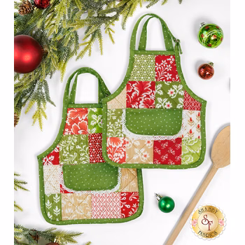  Apron Hot Pads Kit - Makes 2 - Buon Natale, Image