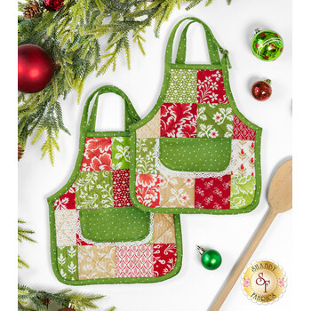  Apron Hot Pads Kit - Makes 2 - Buon Natale, Image