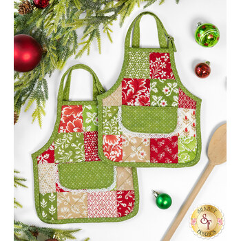  Apron Hot Pads Kit - Makes 2 - Buon Natale, Image