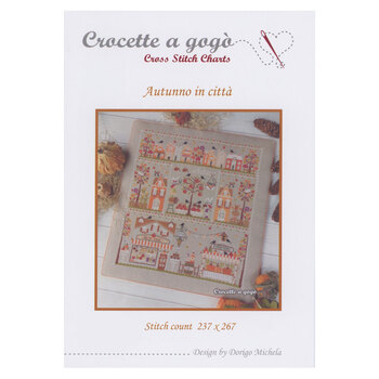 Autumn in the City Cross Stitch Pattern, Image