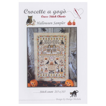 Halloween Sampler Cross Stitch Pattern, Image