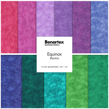 Equinox  Fat Quarter Bundle Electric Painted Sky Studio for Benartex
