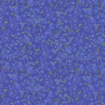 Fleur de Rose Y4769-90 Blue Forget-Me-Not by Sue Zipkin for Clothworks