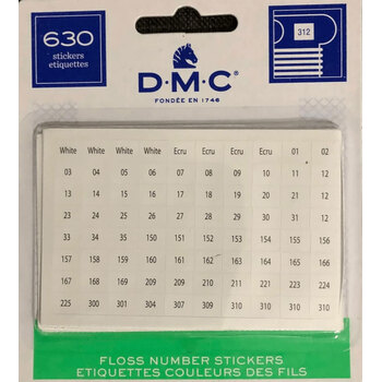DMC Floss Number Stickers, Image