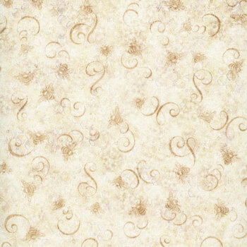 Sunflower Serenade 31808-E Oatmeal by Morris Creative Group for Quilting Treasures Fabrics