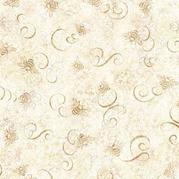 Sunflower Serenade 31808-E Oatmeal by Morris Creative Group for Quilting Treasures Fabrics, Image