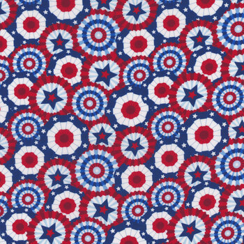 Celebrate the USA 15197-99 Multi Celebration Banners by Kanvas Studio for Benartex, Image