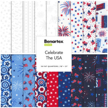 Celebrate the USA  18 FQ Set by Kanvas Studio for Benartex, Image