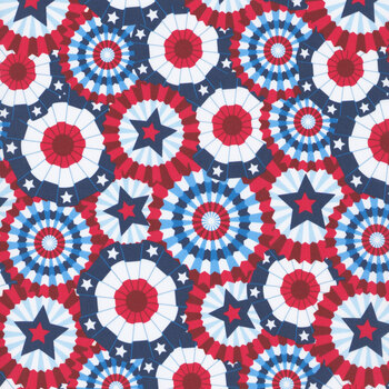 Celebrate the USA 108" Wide 15017W-99 Multi Celebration Banners by Kanvas Studio for Benartex