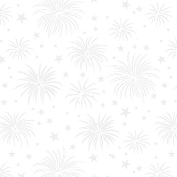 Liberty Whites 15210-09 White Little Fireworks by Kanvas Studio for Benartex, Image