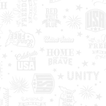 Liberty Whites 15211-09 White Patriotic Words by Kanvas Studio for Benartex, Image