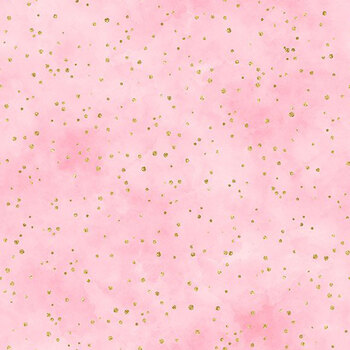 Peony Blossoms 34718-335 Pink Glitter Dots by Lakeside Art Studio for Wilmington Prints, Image