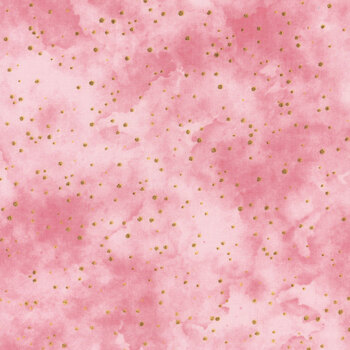 Peony Blossoms 34718-335 Pink Glitter Dots by Lakeside Art Studio for Wilmington Prints, Image