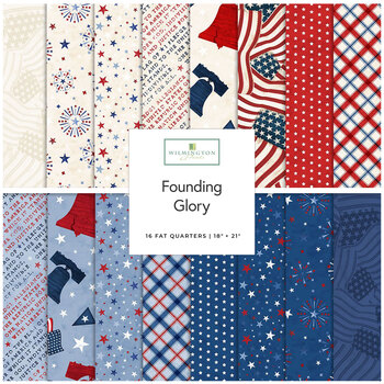 Founding Glory  16 FQ Set by Jennifer Pugh for Wilmington Prints, Image