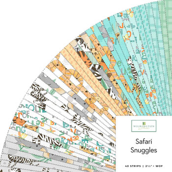 Safari Snuggles  40 Karat Crystals by Jenny Faw for Wilmington Prints, Image