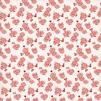 Aunt Grace Loves U R351825D-PINK Dancing Daisy by Judie Rothermel for Marcus Fabrics, Image