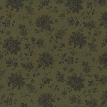 Old Village Greens R171780D-HUNTER Village Garden by Pam Buda for Marcus Fabrics, Image