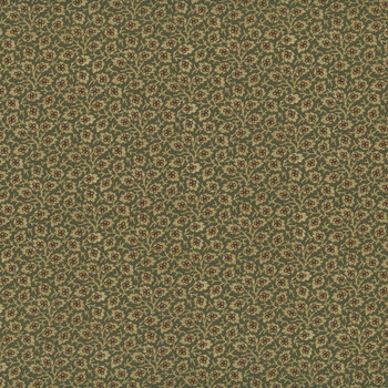 Old Village Greens R171784D-GREEN Sweet Leaves by Pam Buda for Marcus Fabrics, Image