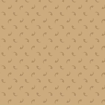 Old Village Greens R171785D-TAN Plumes by Pam Buda for Marcus Fabrics, Image