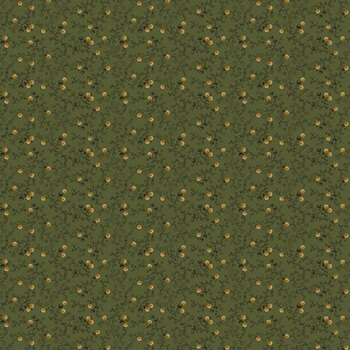 Old Village Greens R171792D-GREEN Tiny Berries by Pam Buda for Marcus Fabrics, Image
