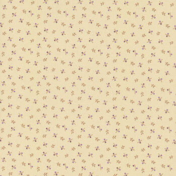 Plumberry Farm R171812D-CREAM Tossed Plums by Pam Buda for Marcus Fabrics, Image