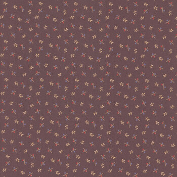 Plumberry Farm R171812D-MAUVE Tossed Plums by Pam Buda for Marcus Fabrics, Image