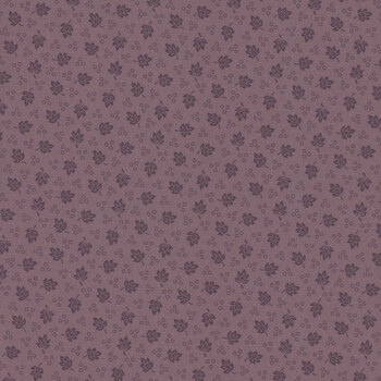 Plumberry Farm R171818D-MAUVE Tossed Leaves by Pam Buda for Marcus Fabrics, Image