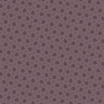 Plumberry Farm R171818D-MAUVE Tossed Leaves by Pam Buda for Marcus Fabrics, Image